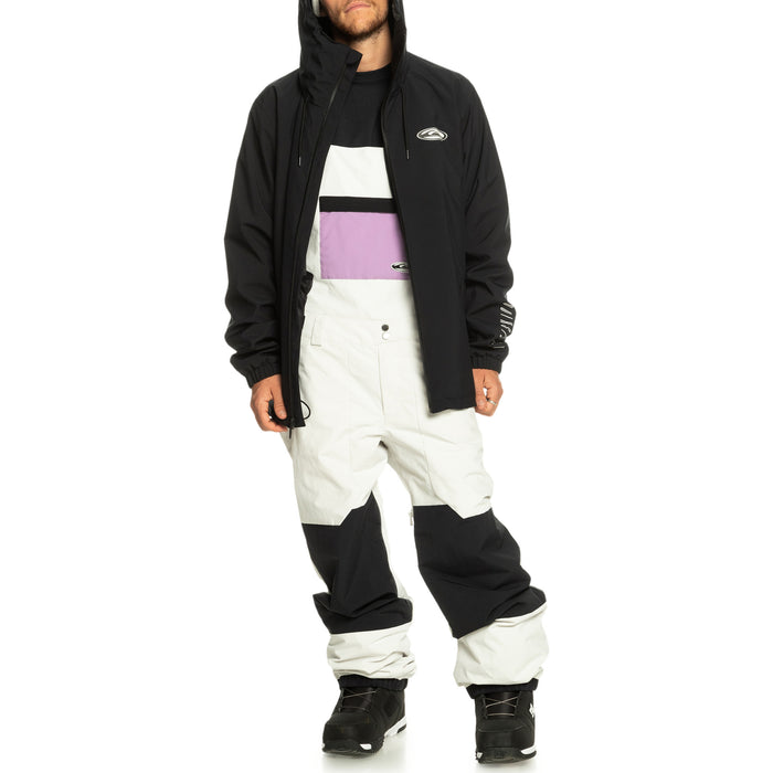 Quiksilver Fly High Bib Pants - Men's Nimbus Cloud