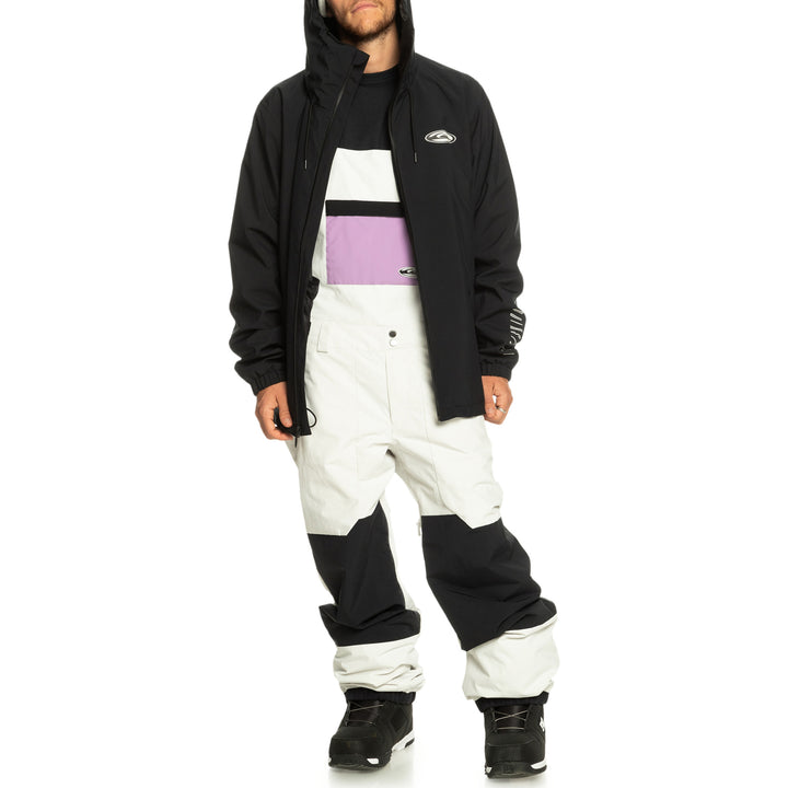 Quiksilver Fly High Bib Pants - Men's Nimbus Cloud