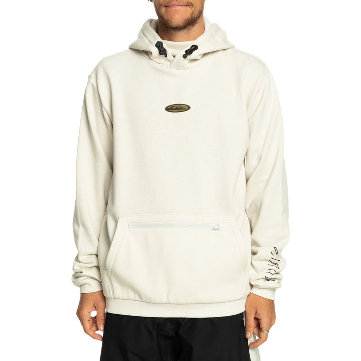 Quiksilver Big Logo Tech Hoodie - Men's Nimbus Cloud