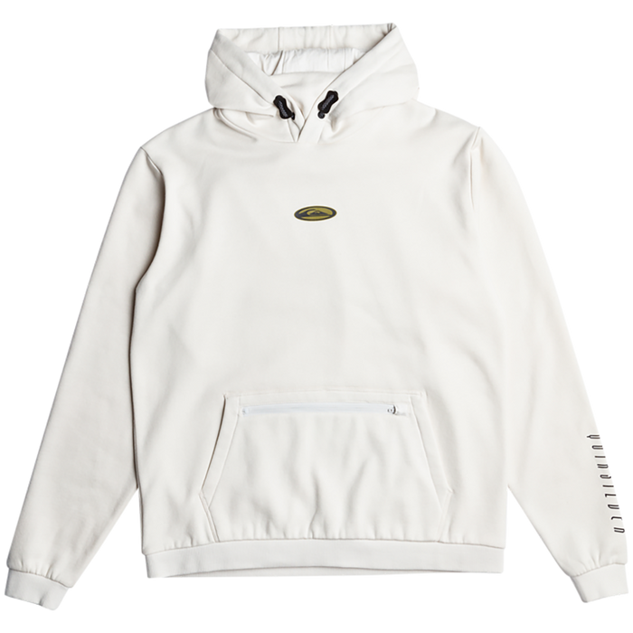 Quiksilver Big Logo Tech Hoodie - Men's Nimbus Cloud