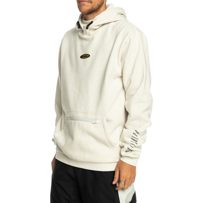 Quiksilver Big Logo Tech Hoodie - Men's Nimbus Cloud