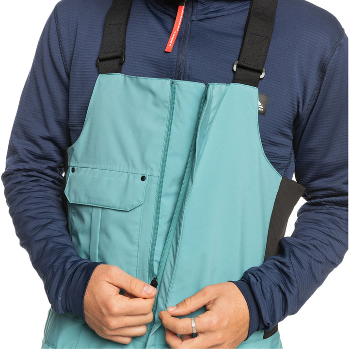 Quiksilver Utility Bibs - Men's Brittany Blue