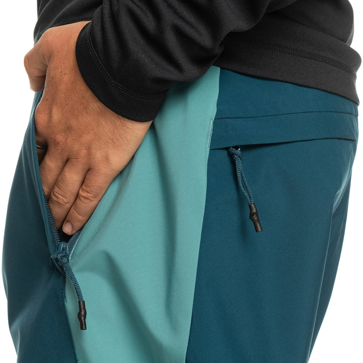 Quiksilver Snow Down Pants - Men's Majolica Blue