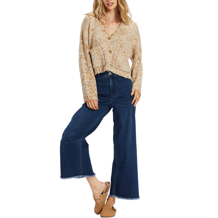 Billabong Catch Up Cardigan - Women's White Cap