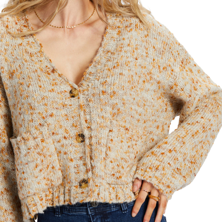 Billabong Catch Up Cardigan - Women's White Cap