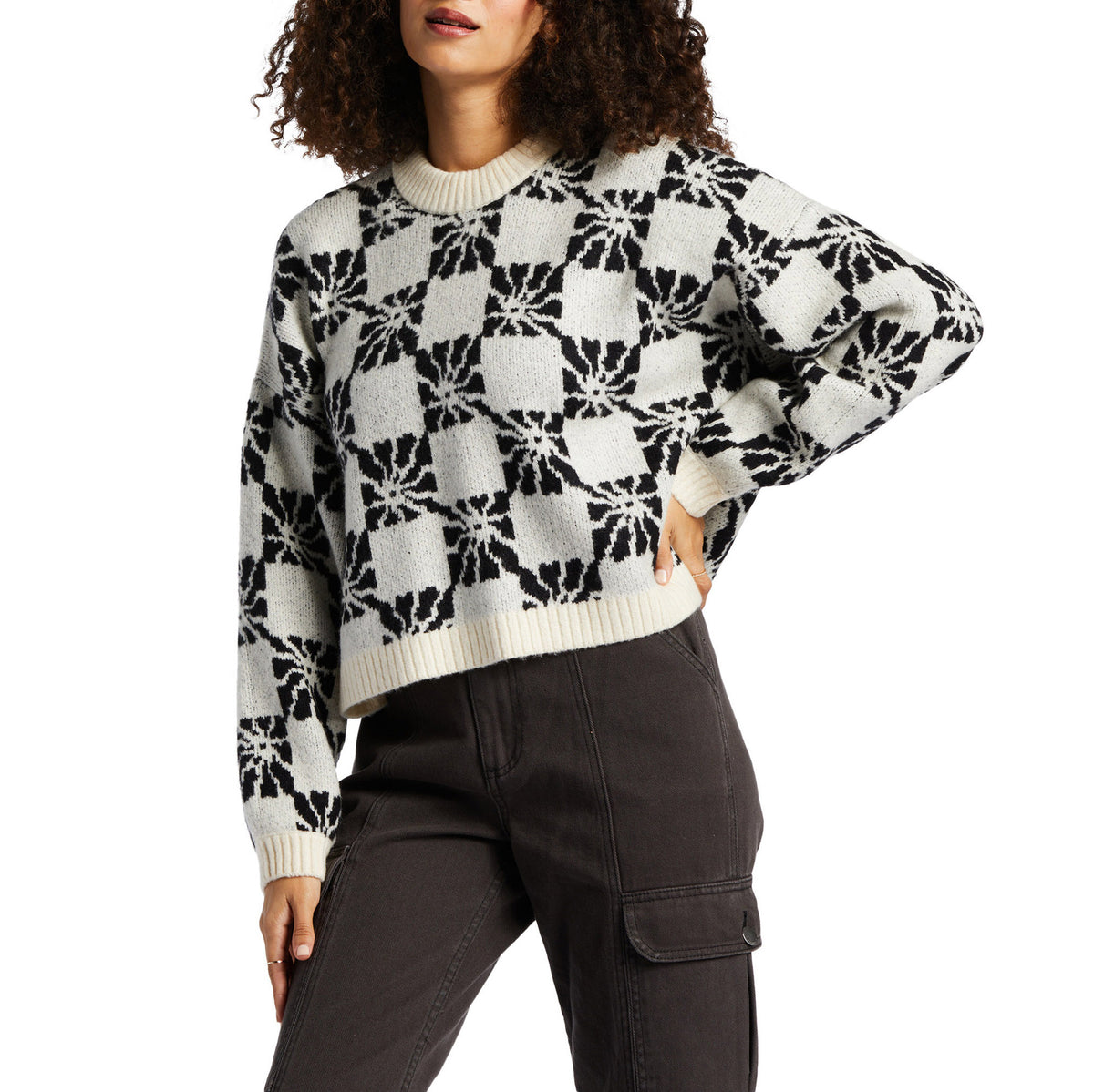 Billabong Beyond Basic Sweater - Women's Black Sands