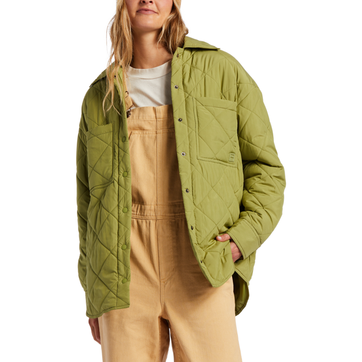 Billabong Transport Shacket - Women's Green Eyes