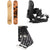 Arbor Carter Camber Splitboard + Union Charger Splitboard Bindings + Satori/Carter Splitboard Skins 2024