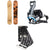 Arbor Carter Camber Splitboard + Karakoram Nomad + Split Interface Splitboard Bindings + Satori/Carter Splitboard Skins 2024
