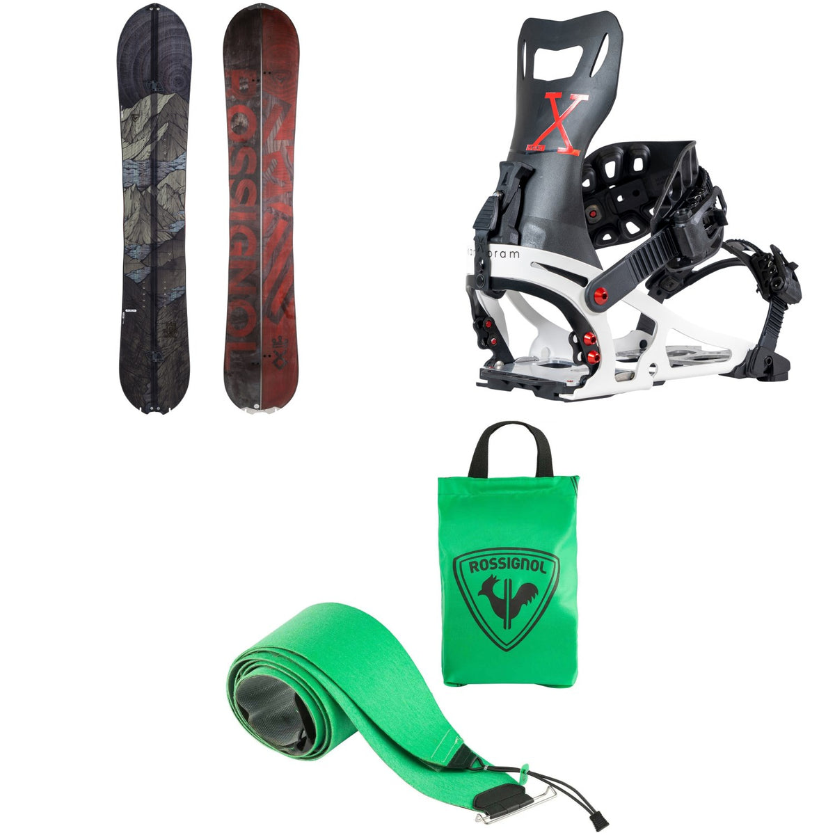 Rossignol XV Split Splitboard + Karakoram Prime-X + Split Interface Splitboard Bindings + XV Splitboard Skins 2024