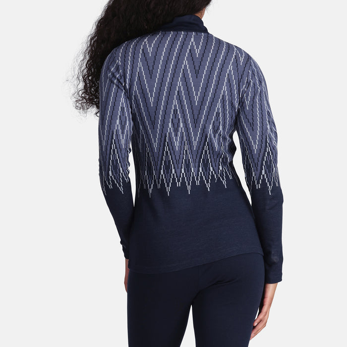 Kari Traa Juliane Wool Half Zip Top - Women's Royal