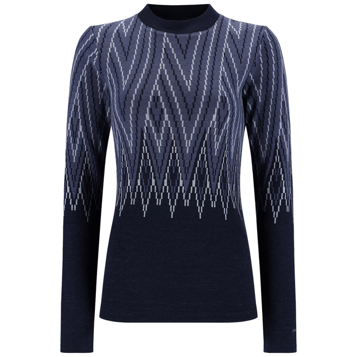 Kari Traa Juliane Wool Long Sleeve Top - Women's Royal