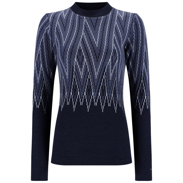 Kari Traa Juliane Wool Long Sleeve Top - Women's Royal