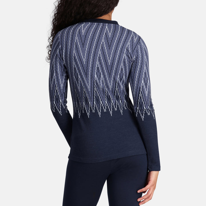 Kari Traa Juliane Wool Long Sleeve Top - Women's Royal