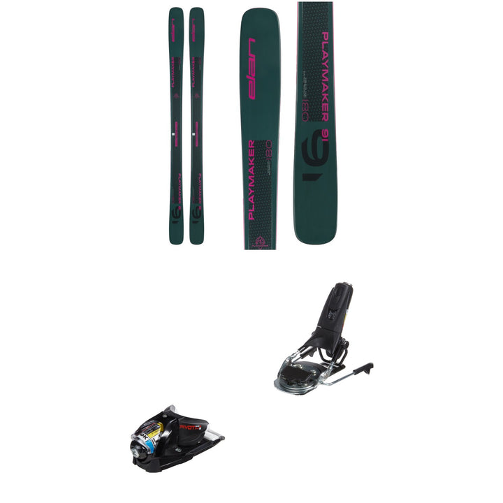 Elan Playmaker 91 Skis + Look Pivot 14 GW Ski Bindings