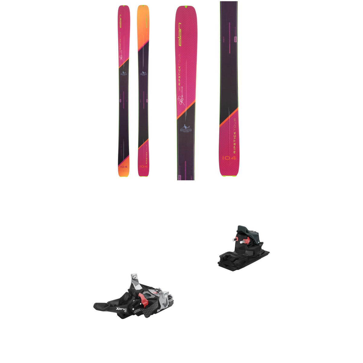 Elan Ripstick Tour 104 Skis + Fritschi Xenic 10 Alpine Touring Ski Bindings