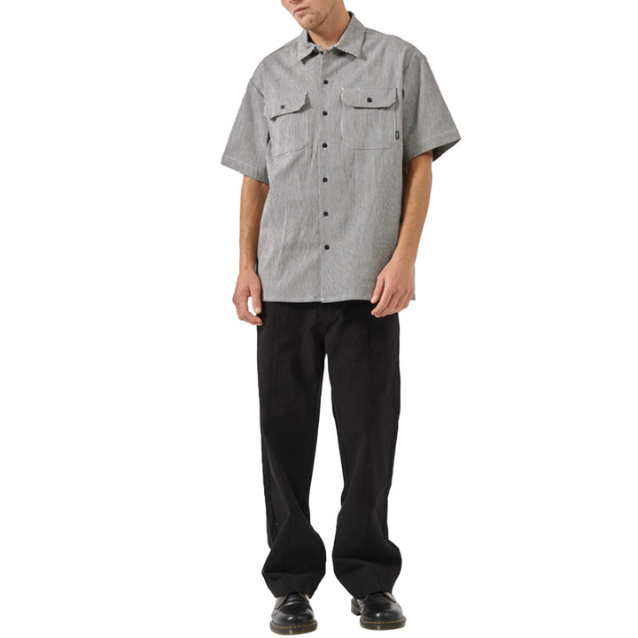 Thrills Proper Occasion Short-Sleeve Work Shirt - Men's Black