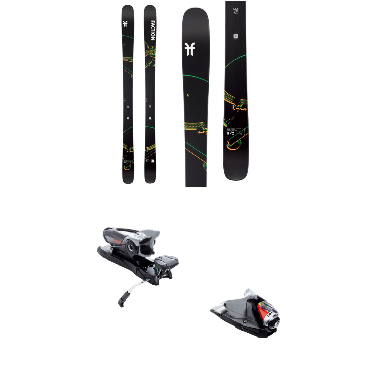 Faction Prodigy 2 Skis + Look SPX 12 GW Pro Ski Bindings