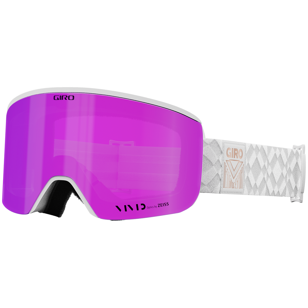 Giro Ella Low Bridge Fit Goggles - Women's White Limitless/Vivid Pink+Vivid Infared