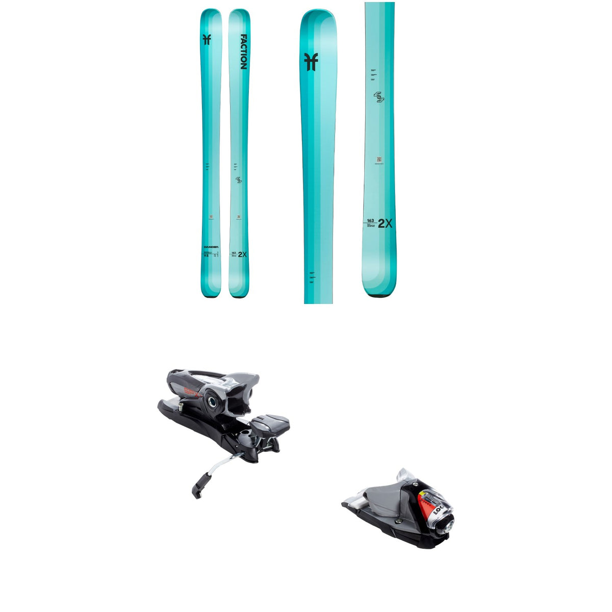 Faction Dancer 2X Skis + Look SPX 12 GW Pro Ski Bindings- Women's