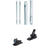 Faction Dancer 2 Skis + Salomon Warden MNC 13 Ski Bindings