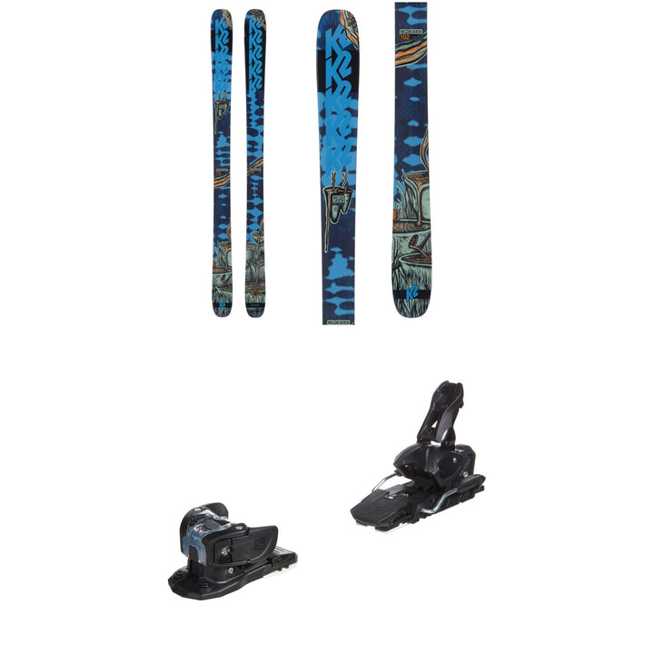 K2 Reckoner 102 Skis+ Salomon Warden MNC 13 Ski Bindings