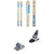 K2 Mindbender 90 C W Skis + Marker Squire 11 Ski Bindings- Women's