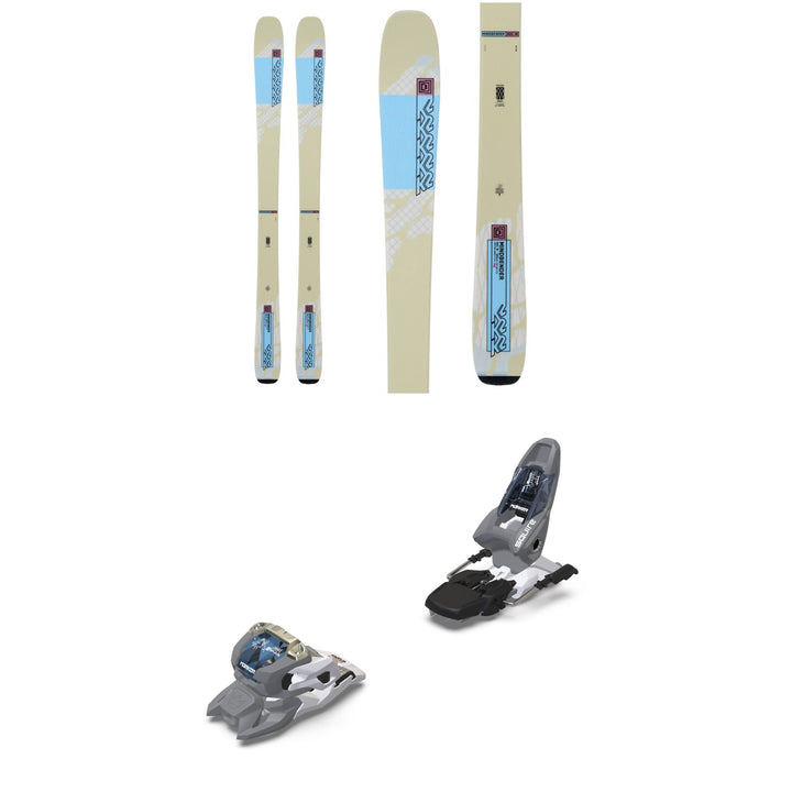 K2 Mindbender 90 C W Skis + Marker Squire 11 Ski Bindings- Women's