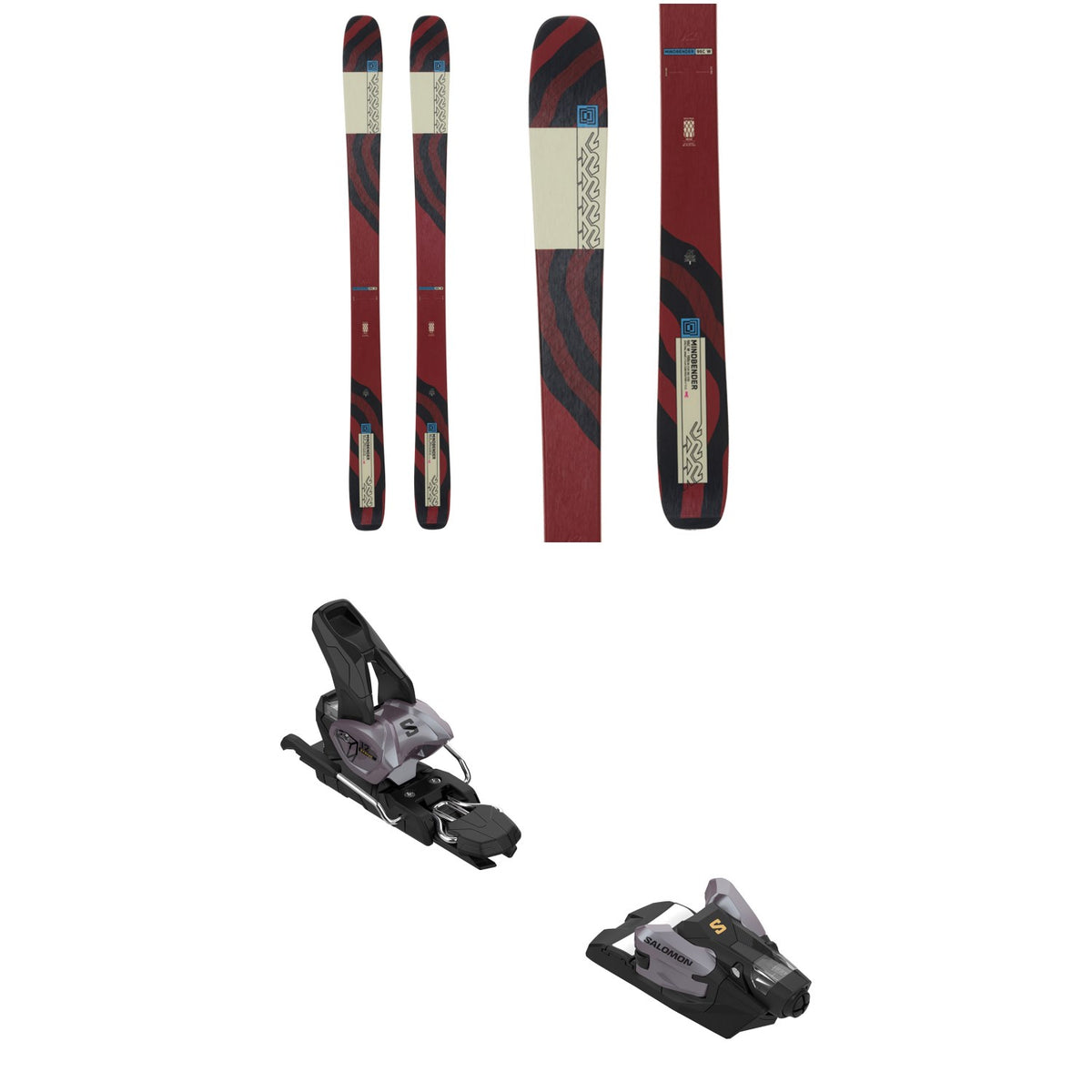 K2 Mindbender 96 C W Skis + Salomon Strive 12 GW Ski Bindings 2024