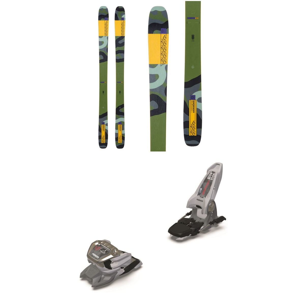 K2 Mindbender 106 C Skis + Marker Griffon 13 ID Ski Bindings