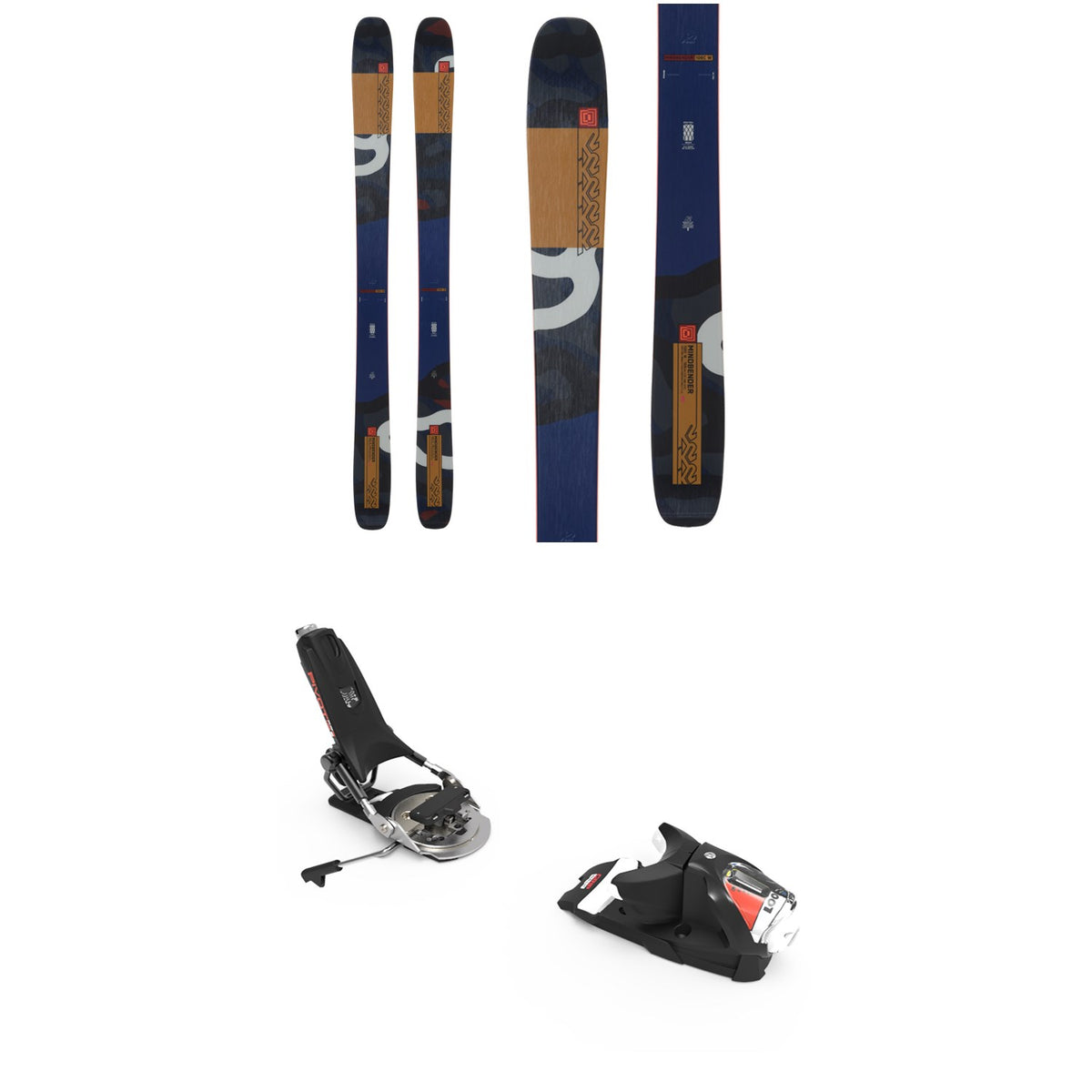 K2 Mindbender 106 C W Skis + Look Pivot 12 GW Ski Bindings 2024