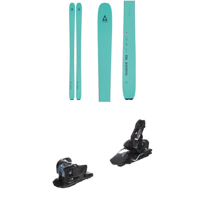 Fischer Ranger 102 Skis + Salomon Warden MNC 13 Ski Bindings