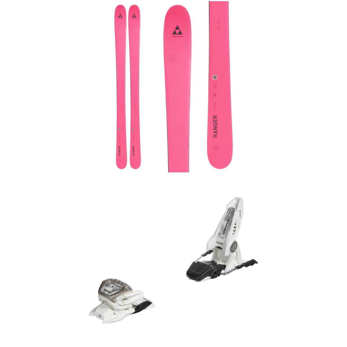 Fischer Ranger Skis + Marker Griffon 13 ID Ski Bindings