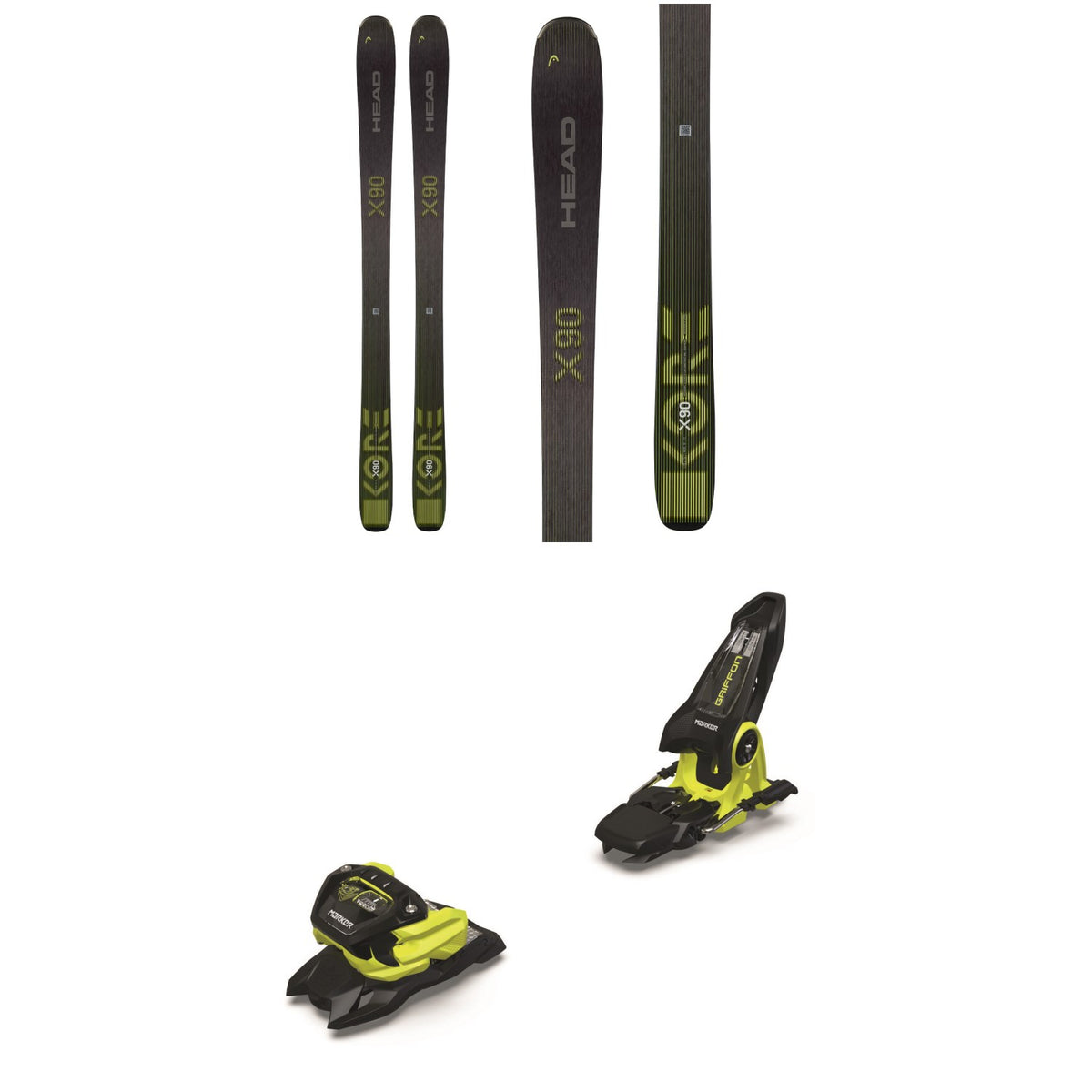 Head Kore 90 X Skis + Marker Griffon 13 ID Ski Bindings