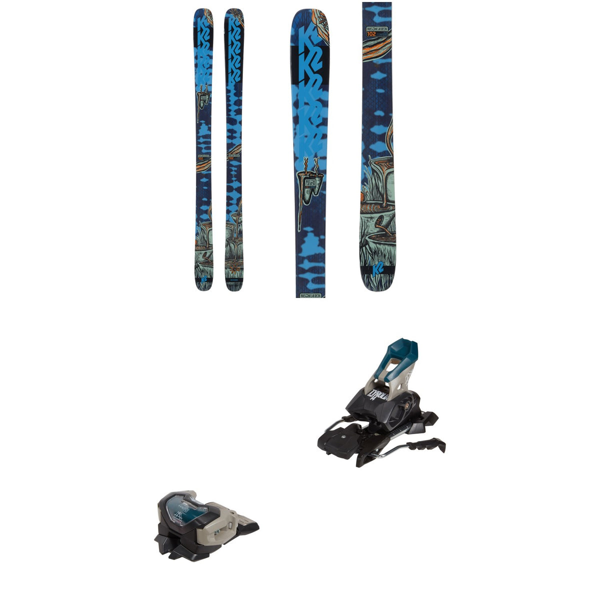 K2 Reckoner 102 Skis + Tyrolia x evo Attack 14 GW Ski Bindings 2024