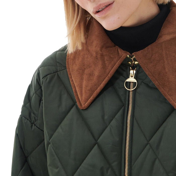 Barbour Woodhall Quilt Jacket - Women's Sage/Ancient