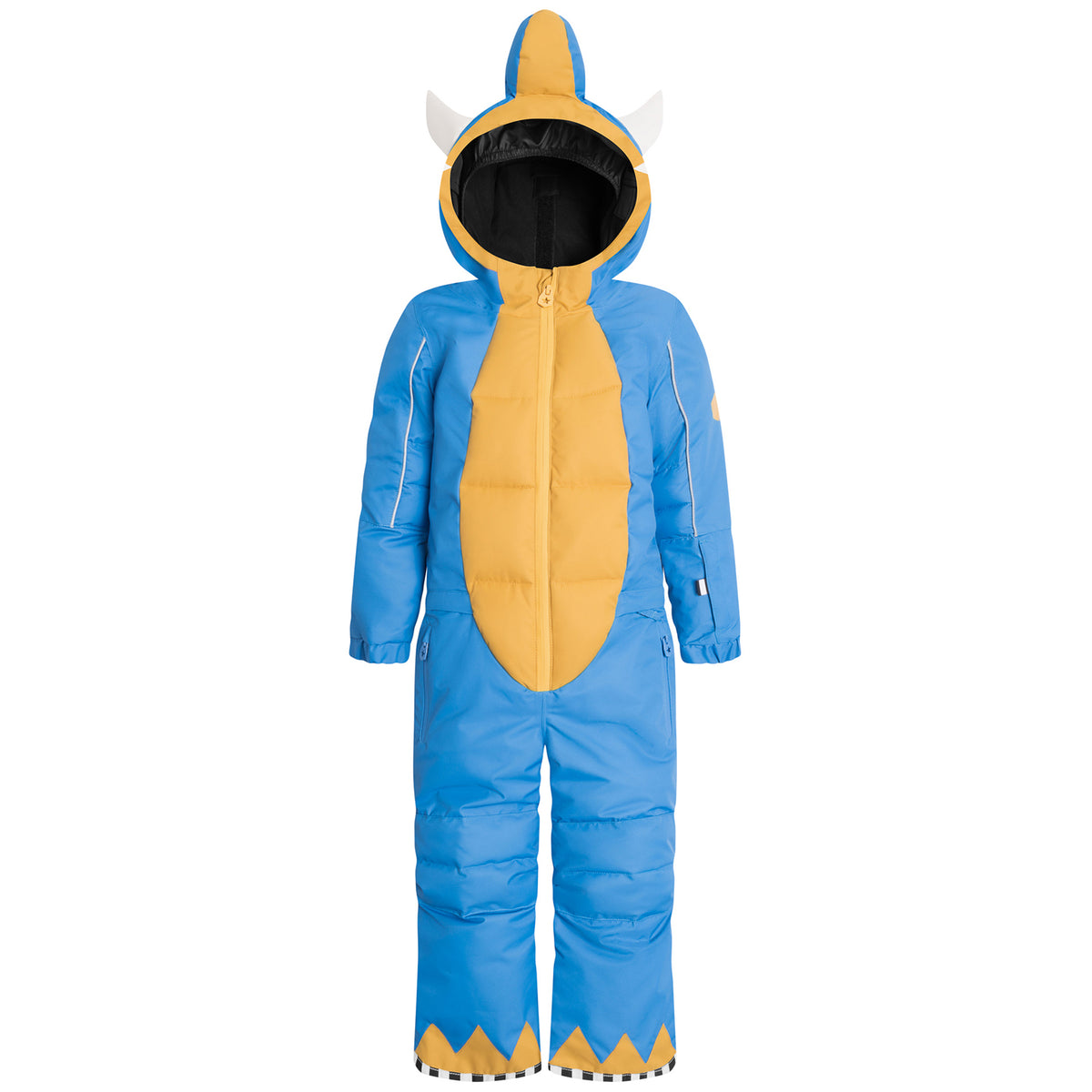 WeeDo funwear OMONDO Monster Snowsuit - Kids' Blue/Golden Brown