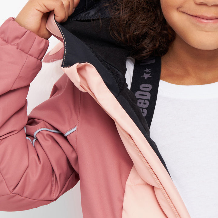 WeeDo funwear OHDEER Snowsuit - Kids' Marron/Mellow Rose