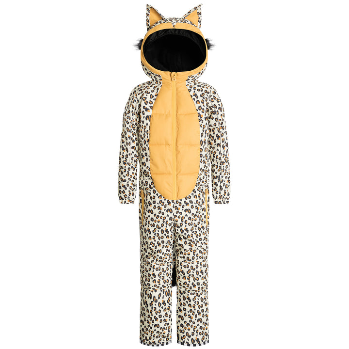 WeeDo funwear CHEETAHDO Leopard Print Snowsuit - Kids' Golden Brown/Black