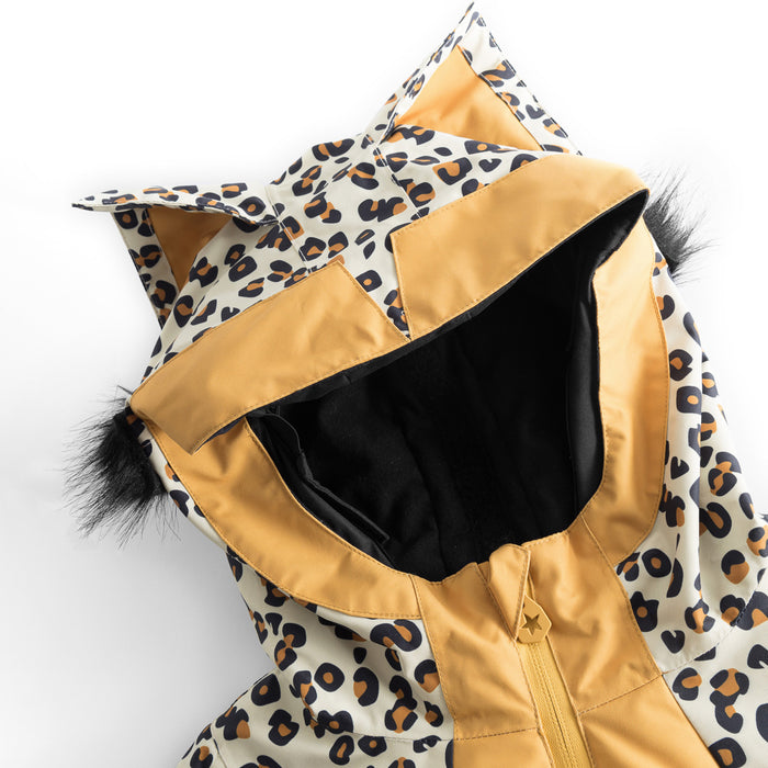 WeeDo funwear CHEETAHDO Leopard Print Snowsuit - Kids' Golden Brown/Black