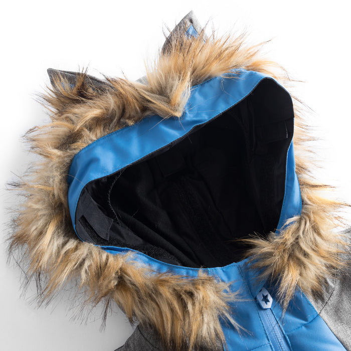 WeeDo funwear RACOONDO Racoon Snowsuit - Kids' Grery Mottled/French Blue