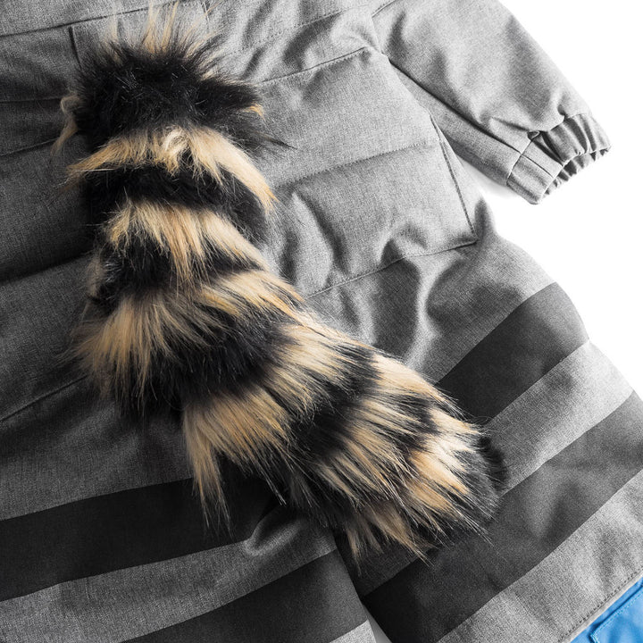 WeeDo funwear RACOONDO Racoon Snowsuit - Kids' Grery Mottled/French Blue