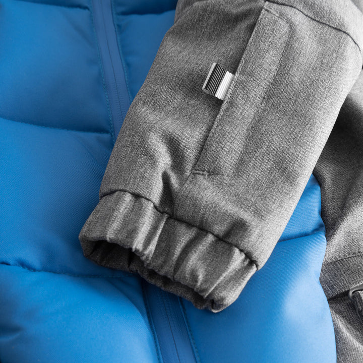 WeeDo funwear RACOONDO Racoon Snowsuit - Kids' Grery Mottled/French Blue
