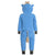 WeeDo funwear WILD THING Fleece Jumpsuit - Kids' French Blue/Black