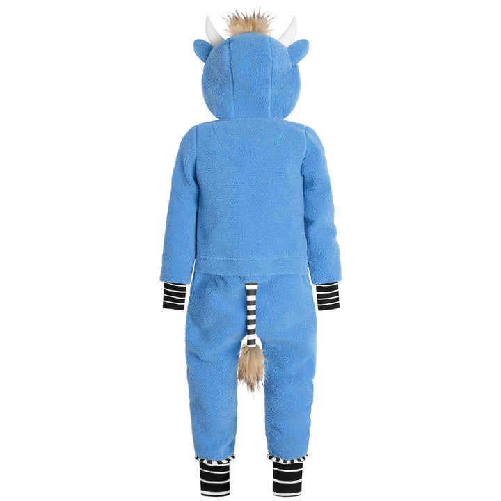 WeeDo funwear WILD THING Fleece Jumpsuit - Kids' French Blue/Black