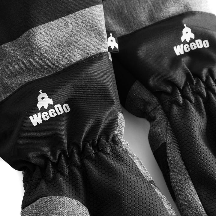 WeeDo Funwear RACOONDO Gloves - Kids' Grey Mottled/French Blue