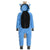 WeeDo funwear WILD THING Fleece Jumpsuit - Kids' French Blue/Black