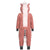 WeeDo funwear UNIDO Fleece Jumpsuit - Kids' Marron/Mellow Rose
