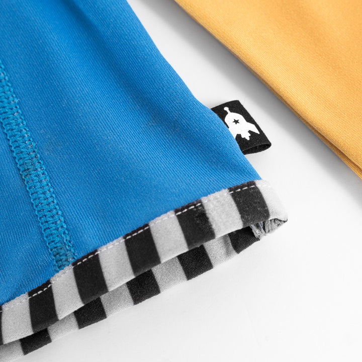 WeeDo funwear OMONDO Baselayer Top - Kids' French Blue/Golden Brown