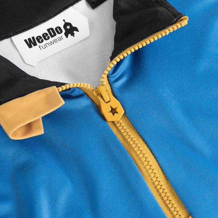 WeeDo funwear OMONDO Baselayer Top - Kids' French Blue/Golden Brown